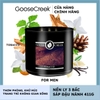 Nến thơm Goose Creek, Nến ly 3 bấc sáp đậu nành, Dòng For men, Mùi Tobacco