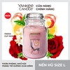 Nến thơm Yankee Candle, Nến hũ size L, Mùi Fresh Cut Rose