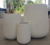 White Terrazzo Collection - Concrete pottery.