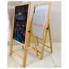 Bảng viết khung gỗ 2 mặt cho bé 40x60 cm