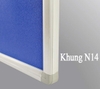Bảng ghim nỉ treo tường khung n14-n16