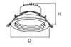 Đèn downlight Prolux