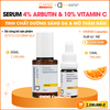 HYAESTIC - Serum dưỡng sáng da, hỗ trợ mờ thâm nám 4% Arbutin & 10% Vitamin C (30ml)