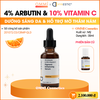 HYAESTIC - Serum dưỡng sáng da, hỗ trợ mờ thâm nám 4% Arbutin & 10% Vitamin C (30ml)