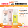 [Combo] RVB LAB - Bộ 3 làm sạch da dịu nhẹ dành cho mọi loại da (Tẩy trang + Sửa rửa mặt + Toner)