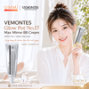 Kem nền VEMONTES – Glow Pot No.17 Max Mirror BB Cream – Kem nền hiệu ứng căng bóng tự nhiên SPF50+ PA+++ (25ml) |Hàn Quốc