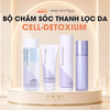 [Combo] Diego dalla Palma – CELL-DETOXIUM – Bộ chăm sóc thanh lọc da (Tẩy trang - Toner - Tẩy tế bào chết - Booster Serum)