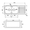 CHẬU INOX CLAUDIUS HS-SDD11650