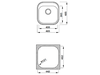 CHẬU INOX CLAUDIUS HS-SS4648