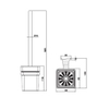 GIÁ CỌ NHÀ VỆ SINH HAFELE 580.41.450