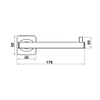 GIÁ TREO GIẤY VỆ SINH HAFELE 580.41.540