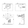 Lavabo đặt bàn Sapporo 420 Hafele 588.79.031