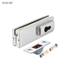 KHÓA KẸP CHÂN KÍNH HAFELE INOX MỜ 981.00.400