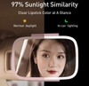 Gương trang điểm thông minh viền tích hợp đèn LED cảm ứng (Baseus Delicate Queen Car Touch-up Mirror)