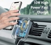 Bộ giá đỡ điện thoại gắn kính hoặc táp lô tích hợp sạc nhanh không dây dùng trên xe hơi (Baseus Rock-Solid Electric Holder Wireless Charger Kit)