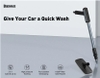 Bộ vòi xịt rửa xe tăng áp và chổi lau xe hơi (Baseus Clean Guard Multifunctional Car Wash Spray Nozzle)