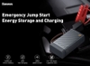 Kích bình ô tô thế hệ mới Baseus Reboost Jump Starter tích hợp bộ chuyển đổi DC to AC 120V/50Hz (with Portable Energy Storage Power Supply AC 120V/50Hz - 100W)