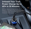 Tẩu sạc nhanh công suất cao 65W Baseus Particular Digital Display QC+PPS Dual ( 65W ,USB + Type C, LCD Display, PD/PPS/QC3.0 Quick Charger Car Charger)