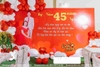Backdrop Anniversary Kỷ Niệm Ngày Cưới