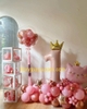Set Bóng Bay Sinh Nhật Bé Gái Đơn Giản