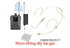 UHF Micro không dây Đeo tai hạt gạo, tiếng MẠNH, hay mạnh mẽ