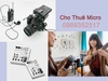 CHO THUÊ MIC PODCAST THU ÂM 2 CHIỀU