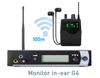 Monitor in ear G4 (IEM) Không dây khoản cách đến 100m