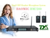 BAOMIC BM7200 - Micro kẹp áo đeo, hai người dùng - Dual Channel UHF
