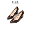 Giày da nữ đế vuông 8cm Kosu K-22006