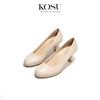 Giày c.gót mũi tròn Sumi 7cm Kosu K-2624S