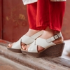 Sandal nữ đế xuồng 8cm Kosu K-22978