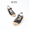 Sandal nữ đế xuồng quai ngang 4cm Kosu 92460