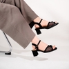 Sandal cao gót ankle strap 5,5cm Kosu K-25080