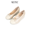 Giày da phối nơ 5,5cm Kosu K-25648