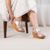 Sandal đế xuồng Sling Back 8cm Kosu K-26957