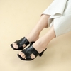 Dép cao gót 7cm Woven Kosu KS-23011