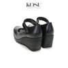 Giày da đế xuồng 7cm Strap Kosu K-23605
