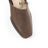 Giày da đế bệt d'Orsay snakeskin Kosu K-23160