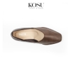 Giày da đế bệt d'Orsay snakeskin Kosu K-23160