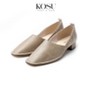 Giày da đế bệt d'Orsay snakeskin Kosu K-23160