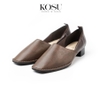 Giày da đế bệt d'Orsay snakeskin Kosu K-23160