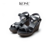Sandal đế xuồng 8 cm Ankle Strap Kosu KS-23004