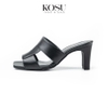 Dép cao gót 7cm Woven Leather Kosu KS-23011