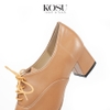 Giày da mũi vuông 5cm Oxford Kosu KS-23041