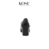 Giày da mũi vuông 5cm T-Strap Kosu 2012