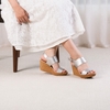 Sandal đế xuồng Sling Back 8cm Kosu K-26957