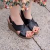 Sandal nữ đế xuồng 8cm Kosu K-22978