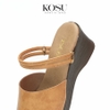 Sandal nữ đế xuồng 2 Way 6cm Kosu KS-23332
