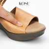 Sandal nữ đế xuồng 2 Way 6cm Kosu KS-23332