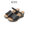 Sandal nữ đế xuồng 2 Way 6cm Kosu KS-23332